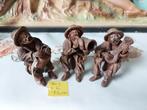 3 terracotta figuren muzikanten, Ophalen of Verzenden
