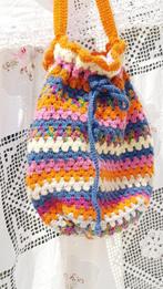 Sac 🌈seau 70's multicolore🌈 au crochet ( fait main), Ophalen of Verzenden, Nieuw