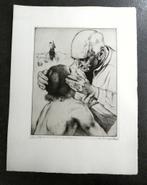 M. Langaskens - La légende de l'enfant prodigue + 1 gravure, Antiek en Kunst, Ophalen of Verzenden