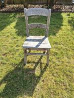 stoelen/ tuindecoratie, Huis en Inrichting, Gebruikt, Overige kleuren, Eén, Hout