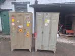 2 oude locker kasten, Ophalen, Zo goed als nieuw