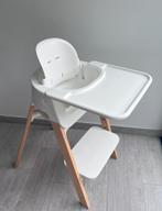 StokkeSteps kinderstoel + tafeltje + relax, Kinderen en Baby's, Ophalen, Gebruikt, Meegroeistoel, Gordel(s)