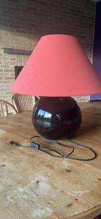 Lampe boule en céramique émaillé., Maison & Meubles, Enlèvement, Comme neuf