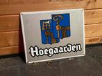 Hoegaarden emaille reclamebord 50-40cm emaillerie Belge, Collections, Comme neuf, Enlèvement ou Envoi, Panneau publicitaire