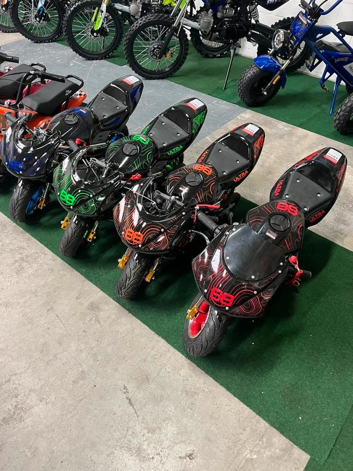 NieuwMini wegracer Pocketbike 50cc 2 Takt Automaat, Kinderen en Baby's, Speelgoed | Buiten | Accuvoertuigen, Nieuw, Ophalen of Verzenden
