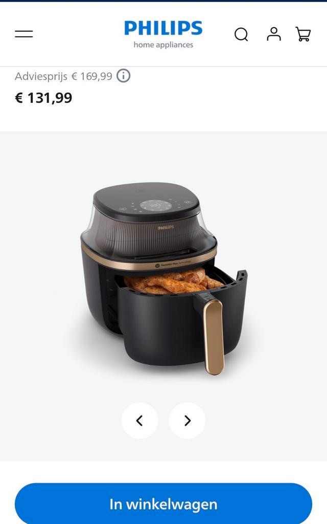 Philips air fryer NA332/00, Elektronische apparatuur, Airfryers, Nieuw, Airfryer, 1500 gram of meer, Ophalen of Verzenden