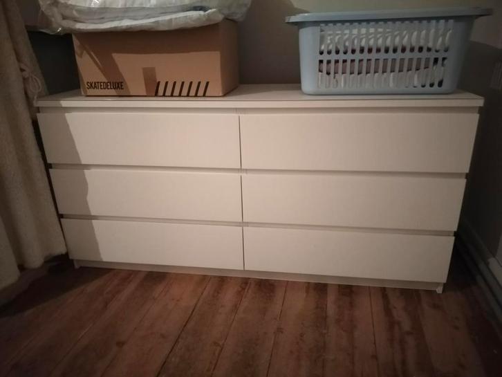 Nieuwpakket 4x MALM ladekasten Ikea twv €357,98, Huis en Inrichting, Kasten | Ladekasten, Nieuw, Glas, Ophalen