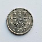 Portugal 2,50 escudos 1983     (531), Ophalen of Verzenden, Losse munt, Overige landen