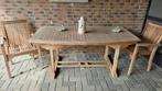 Teak tuinset, Tuin en Terras, Tuinsets en Loungesets, Ophalen, Gebruikt, Tuinset