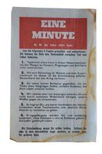 TRACT US WW2 eine minute die dir das leben retten kann (a, Verzamelen, Militaria | Tweede Wereldoorlog, Ophalen