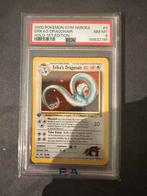 Erika’s Dragonair 1st edition PSA 8, Ophalen of Verzenden, Losse kaart