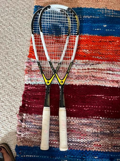 2 squashrackets, Sport en Fitness, Squash, Zo goed als nieuw, Ophalen of Verzenden