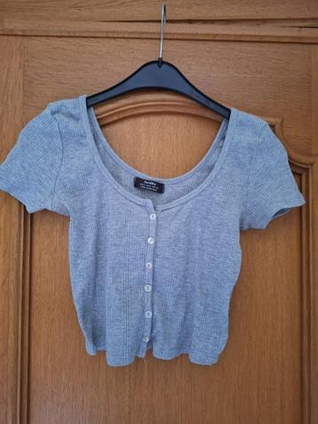 Blouse courte grise - Berska - taille M beschikbaar voor biedingen