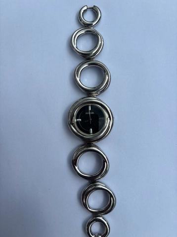 Montre Fossil Femme - Bracelet Design Argenté, Montre-bracelet, Enlèvement ou Envoi, Fossil, Utilisé