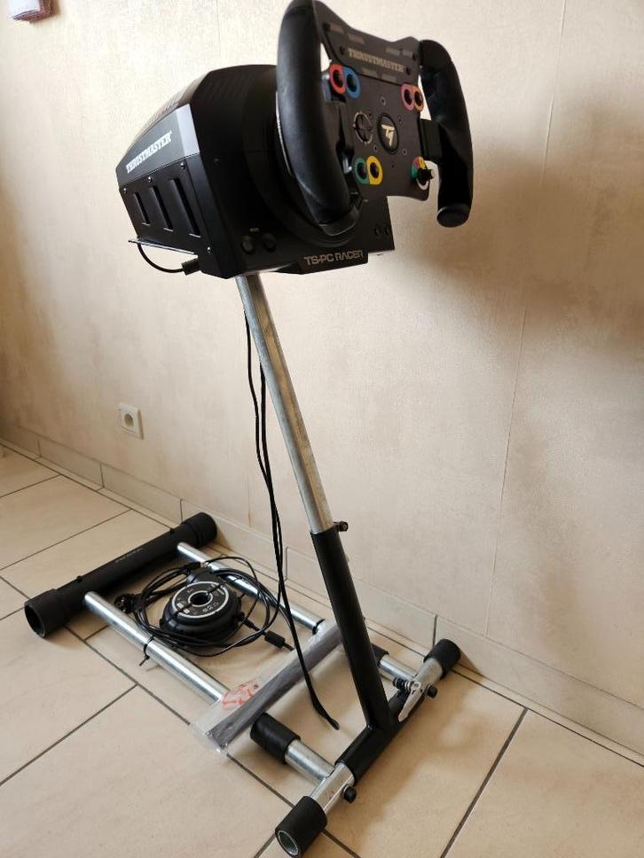 Thrustmaster TS-PC Racer Base + TM OPEN Wheel + Stand Pro, Computers en Software, Joysticks, Gebruikt, Ophalen