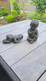 Babybeeldjes, Jardin & Terrasse, Statues de jardin, Comme neuf, Pierre, Enlèvement ou Envoi
