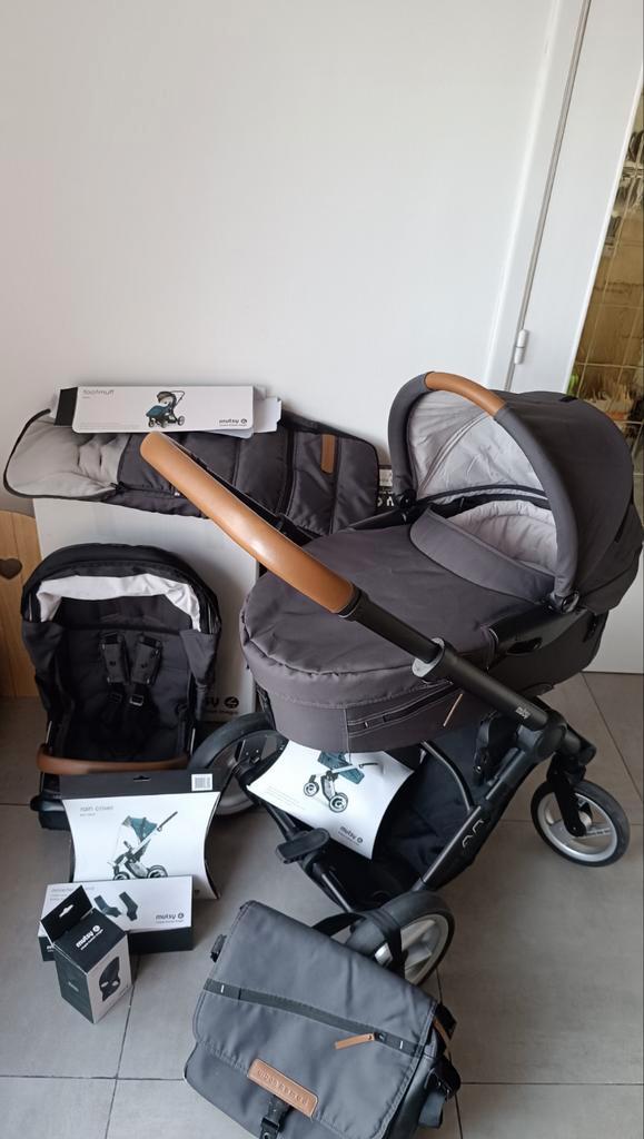 Mutsy Evo 2 Urban Nomad, Enfants & Bébés, Poussettes & Combinaisons, Utilisé, Poussette combi, Mutsy, Avec nacelle, Tige de poussée réglable