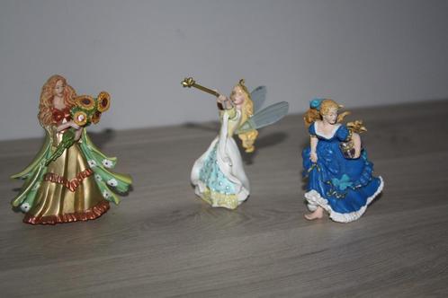 3 Papo , elf , prinses figuren , 2004, 2005, 2008 , 9 cm, Collections, Jouets, Utilisé, Enlèvement ou Envoi
