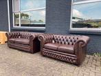 Springvale Chesterfield 3+2 zit zetels bruin GRATIS GELEVERD, Antiek en Kunst, Ophalen of Verzenden