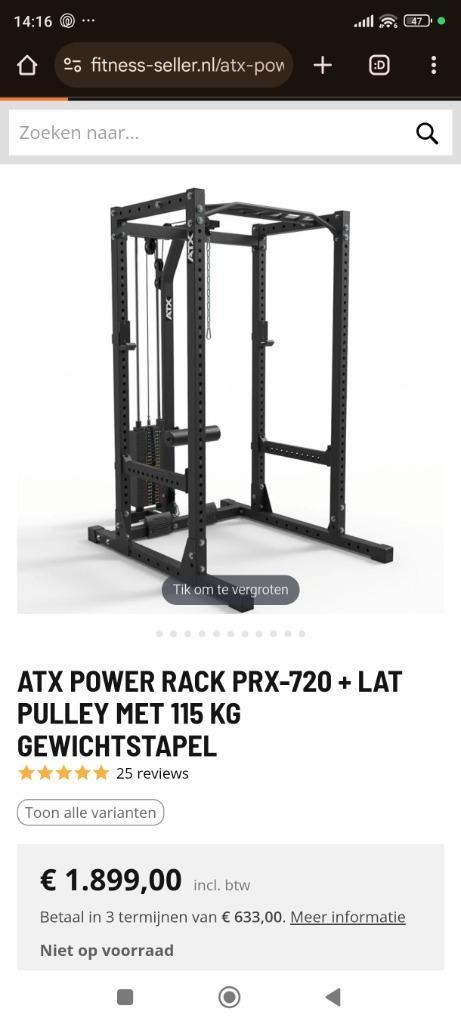Homegym, Sport en Fitness, Fitnessapparatuur, Zo goed als nieuw, Krachtstation, Armen, Benen, Borst, Buik, Rug, Metaal, Ophalen