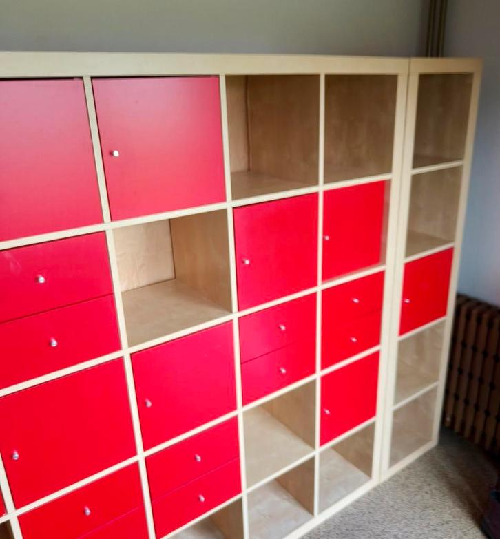 IKEA kallax open kast met 30 inzetvakken, Huis en Inrichting, Kasten | Boekenkasten, Zo goed als nieuw, Ophalen