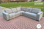 LIVRAISON GRATUITE Canapé d'angle en tissu gris HEEL BE Beau, Quatre personnes ou plus, Comme neuf, Tissus, Moderne