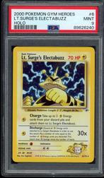 Lt. Surge's Electabuzz Holo PSA 9 - 6/132 - Gym Heroes 2000, Foil, Losse kaart, Zo goed als nieuw, Verzenden