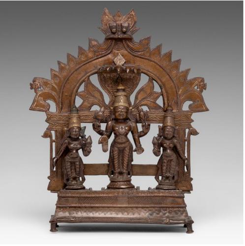 Indisch bronzen altaar, Antiek en Kunst, Antiek | Religieuze voorwerpen, Ophalen of Verzenden