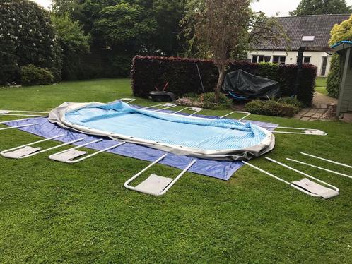 Zwembad Intex 503x274x122 compleet, Tuin en Terras, Zwembaden, Gebruikt, Opzetzwembad, 80 tot 120 cm, 400 cm of meer, 200 tot 300 cm