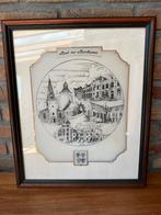 Cadre peinture Mont sur Marchienne, Utilisé, Peinture