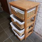 meuble avec tiroirs, 3 ou 4 tiroirs, 25 à 50 cm, Pin, Moins de 100 cm