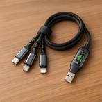 Câble de charge rapide 3-en-1 USB 100W – iPhone / Android /, Enlèvement ou Envoi, Neuf, Autres marques