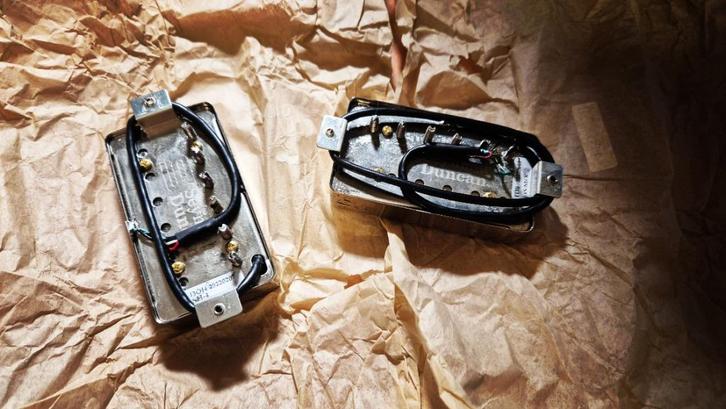 Seymour Duncan '59 + JB set (nickel cover, light aging), Muziek en Instrumenten, Instrumenten | Onderdelen, Zo goed als nieuw