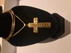 Collier et pendentif en or 18k 60cm 20,07g, Handtassen en Accessoires, Ringen, Ophalen of Verzenden, Zo goed als nieuw, Goud, Goud