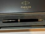 Parker Sonnet balpen (glanzend zwart), Collections, Stylos, Comme neuf, Avec boîte, Enlèvement ou Envoi, Parker
