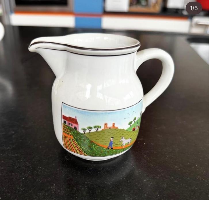 Villeroy & Boch naif melkkan, Huis en Inrichting, Keuken | Servies, Bord(en), Porselein, Ophalen of Verzenden