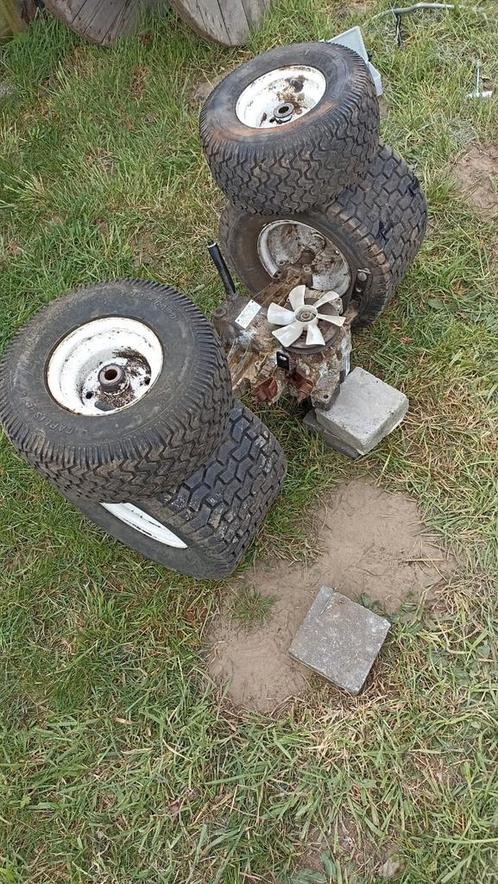 As, versnellingen, chassis, banden WIZARD zitmaaier., Tuin en Terras, Zitmaaiers, Gebruikt, Versnellingen, Ophalen