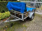 Aanhangwagen Syma enkelas 130 x 225 met neuswiel., Auto diversen, Ophalen, Gebruikt