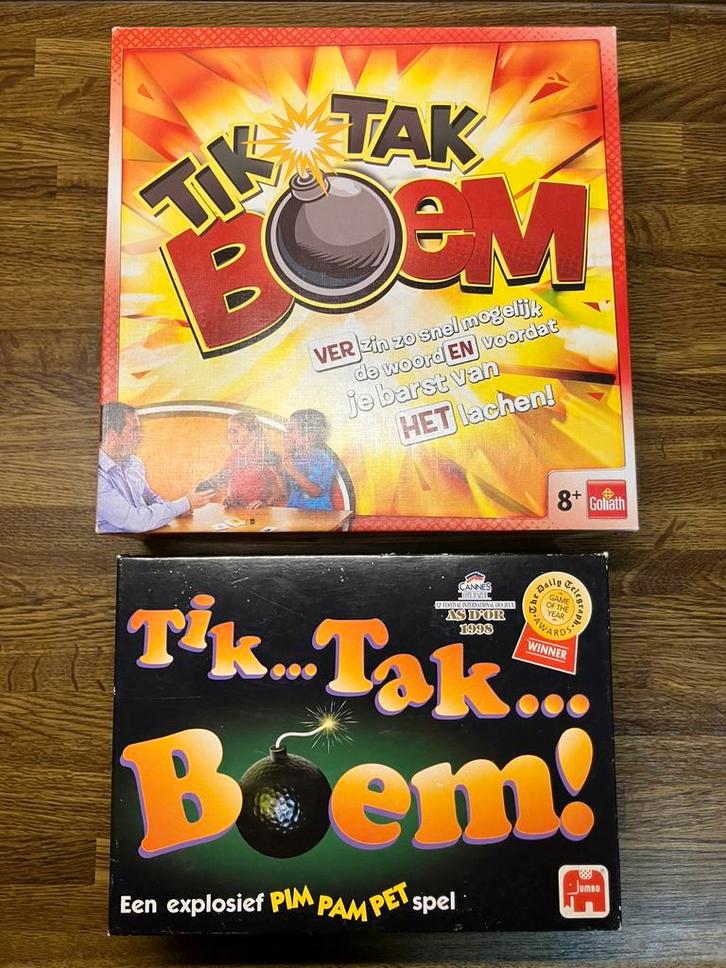 Tik Tak Boem spellen, Hobby en Vrije tijd, Gezelschapsspellen | Kaartspellen, Gebruikt, Vijf spelers of meer, Ophalen of Verzenden