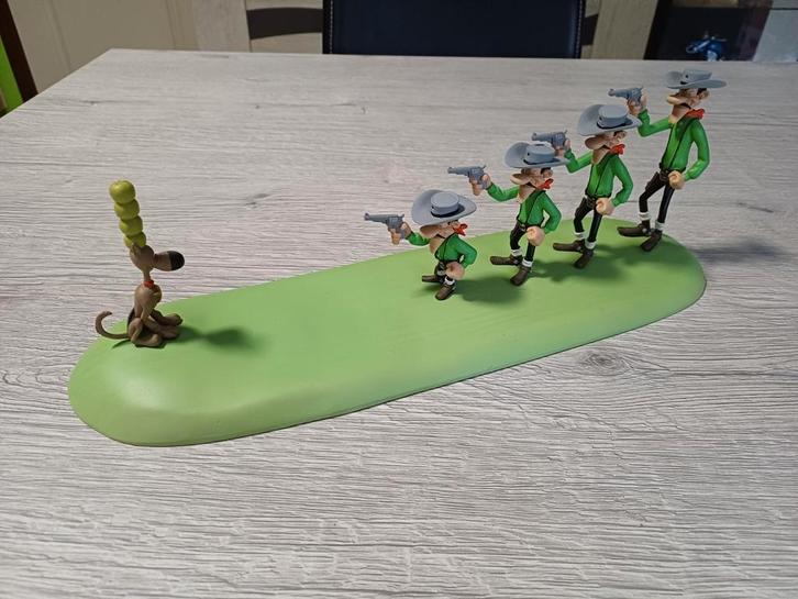 Scène Daltons avec Rantanplan, Collections, Personnages de BD, Statue ou Figurine, Autres personnages, Enlèvement ou Envoi