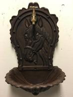 Wandwasbak gietijzer bruin met paardenhoofdlogo, mooi!!!, Ophalen of Verzenden