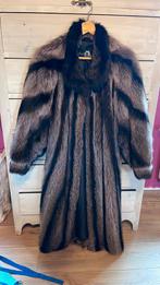 Manteau fourrure raton laveur, Kleding | Dames, Ophalen of Verzenden, Gedragen, Maat 42/44 (L), Bruin