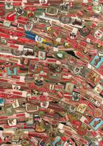 lot van 1000 stuks oude sigarenbandjes, Verzamelen, Verzenden, Gebruikt, Sigarenbandjes
