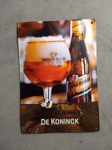 de koninck emaille bord, Enlèvement ou Envoi, Neuf, Panneau publicitaire