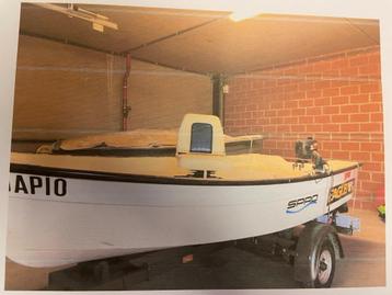 visboot met trailer, Enlèvement, Comme neuf