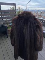 Manteau en fourrure de vison, Enlèvement, Porté, Taille 38/40 (M), Brun