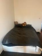 Twijfelaar bed 1m40 op 2m, Huis en Inrichting, Slaapkamer | Bedden, Ophalen, Zo goed als nieuw, Twijfelaar