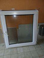 PVC raam , draaikip met  elektr rolluik en vliegenraam, Ophalen, Gevelraam of Ruit, 80 tot 120 cm, Zo goed als nieuw