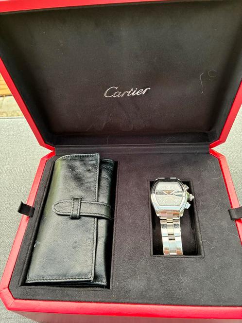 Cartier horloge met certificaat en box in prachtige staat, Handtassen en Accessoires, Horloges | Heren, Zo goed als nieuw, Ophalen