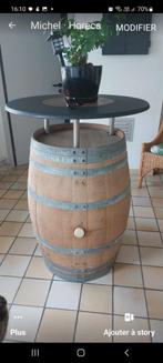 Tonneau table haute, Maison & Meubles, Enlèvement, Utilisé